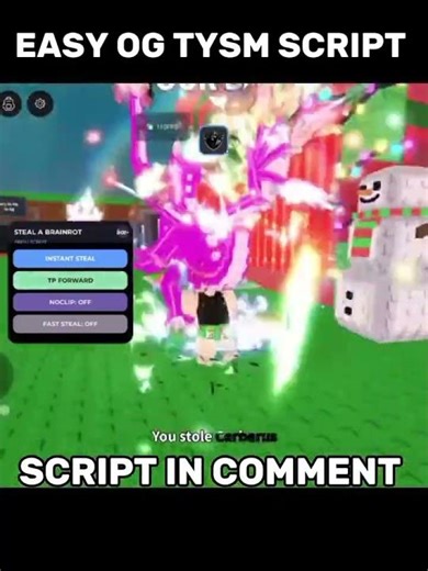 TYSM SCRIPT IN COMMENT #sab #viral #script #robloxscript #stealabrainrot
