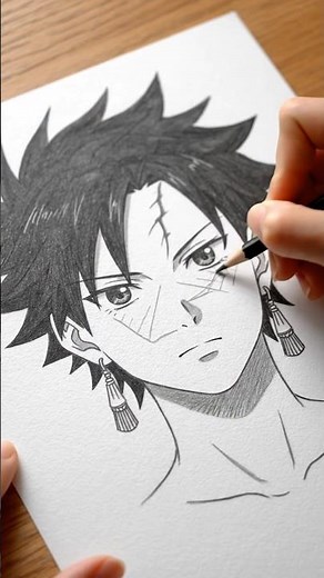 You’ll Relax Watching This Tanjiro Drawing ✏️😌 | ASMR #shortsfeed #asmr #viral