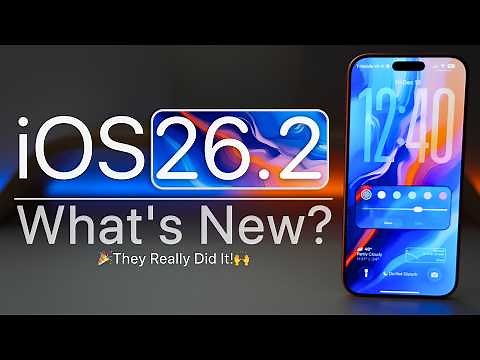 iOS 26.2 is Out! - What's New?