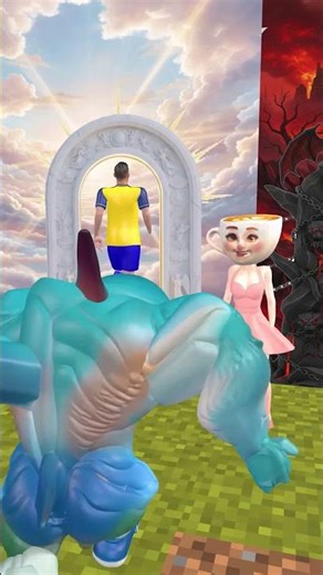 Heaven Or Hell! Ronaldo Decide Who Goes To Heaven! Tralalero Tralala VS Neymar jr VS Rumi!