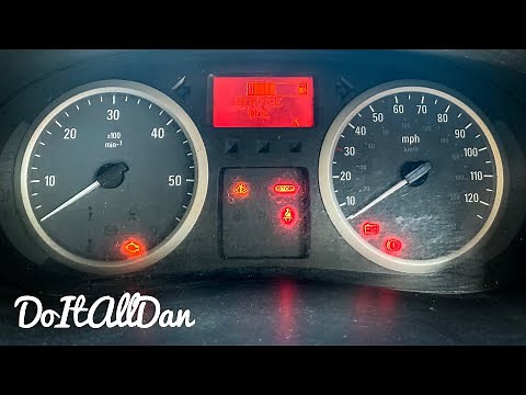 How to reset service light on a vauxhall vivaro