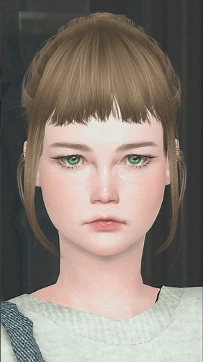 Creating a female character #sims4 #thesims4 #sims4cc