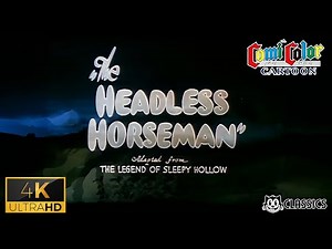 ComiColor Cartoon The Headless Horseman (1934) 4K Remastered | Produced by UB IWERKS