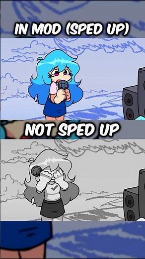 FNF Sky Redux - What Sky actually says in the cutscene #fnf #fnfmod #sky #redux #shorts