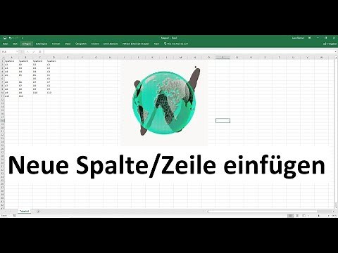 Excel: Neue Zeile oder Spalte einfügen (mehrere auf einmal)
