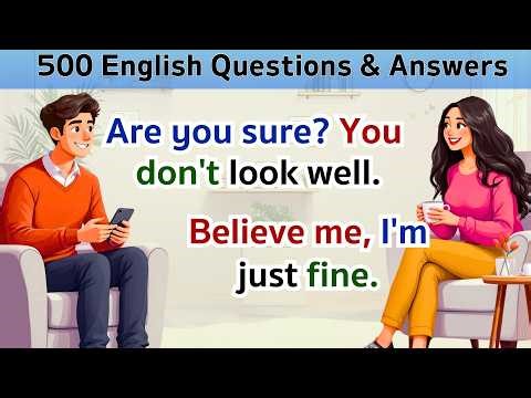 500 Simple Phrases | English Speaking Practice for Beginners | English Conversation