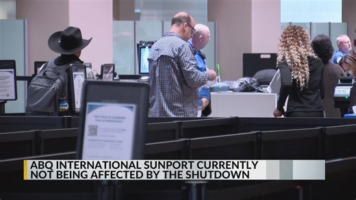 Albuquerque International Sunport gives update on operations amid partial government shutdown