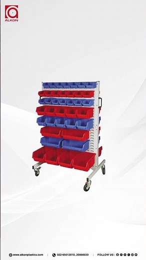 The Perfect Workspace Solution: Alkon Trolleys & Hippo Bins I Alkon Plastics Pvt Ltd