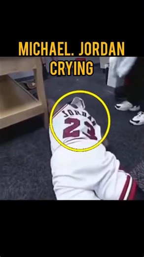 😢🏆 Michael Jordan's Most Emotional Moment – You'll Cry Too #shorts