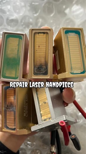 ROMSHI service laser diode 808nm, supplier spare parts, repair on Instagram: "Repair laser handpiece for hair removal. . . WWW.ROMSHI.COM . . #808nm #diode #diodestack #laserservice #laserrepairs"