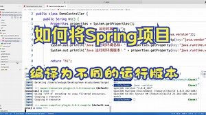 如何将springboot项目代码编译为不同的目标版本