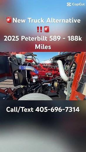 FOR SALE: 2025 Peterbilt 589 Sleeper - 565 HP Cummins X15 #peterbilt #589 #trucking #trucker