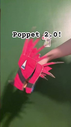 |Poppet REMAKE| #foryou #fyp #puppeteer #puppet #cardboard #cardboardcraft #craft #funny #remake