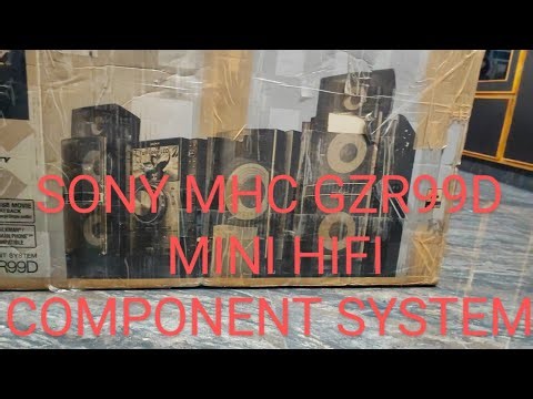 Sony Mini HiFi Component System | Sony MHC GZR99D