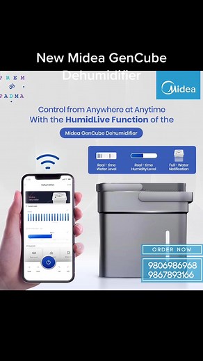 Monitor Your Home's Humidity with Midea GenCube