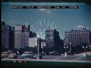 Chicago, 1940's. Archive film 15306