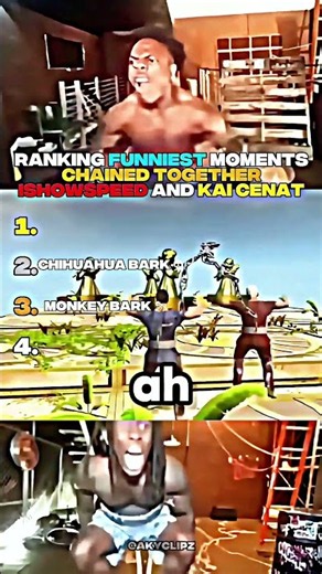 IShowSpeed & Kai Cenat’s FUNNIEST Moments Chained Together 🤣 #shorts