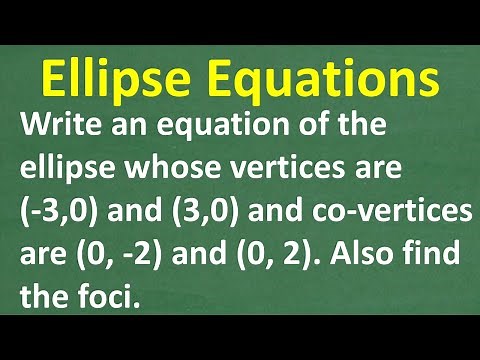 How to Solve This Ellipse Problem Step-by-Step (Conic Sections Made Easy)