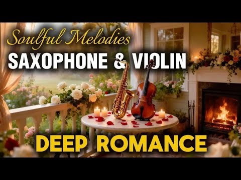 Soulful Romantic Instrumental 🎷🎻 Deeply Relaxing Saxophone, Violin & Piano Love Songs