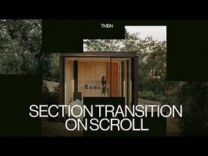 Easy Way to Create Section Transitions on Scroll in Webflow