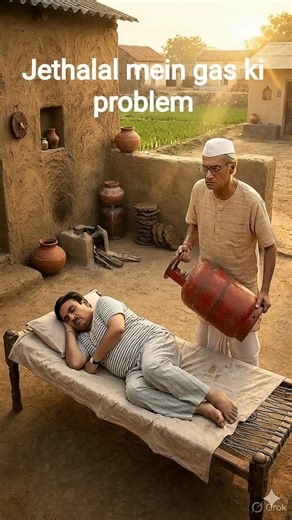 Jethalal Goes to DUBAI for Gas Cylinder?! 😱 Village Comedy #trending #millionviews #tmkoc #shorts