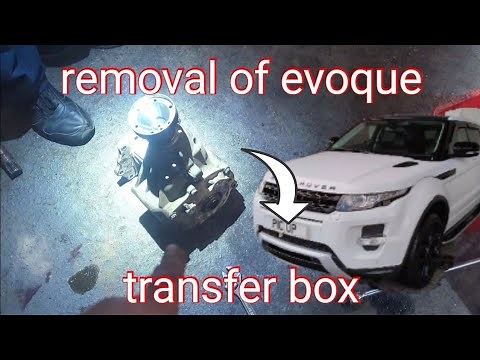 range Rover evoque/freelander 2 transfer box/ front diff removal. how to. noisy diff
