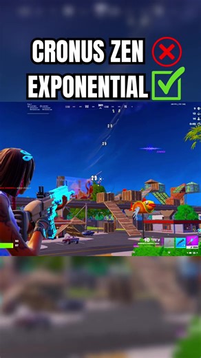Exponential is the best settings ✅⚙️ #fortnite #tiktokgaming #controllerplayer