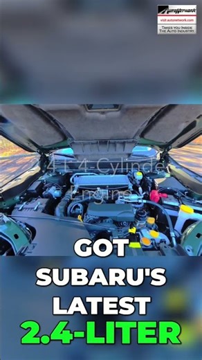 Subaru's NEW Turbocharged BOXER Engine Power & Efficiency #shorts