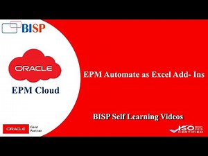 EPMAutomate in Excel | EPMAutomate | Oracle Cloud EPMAutomate