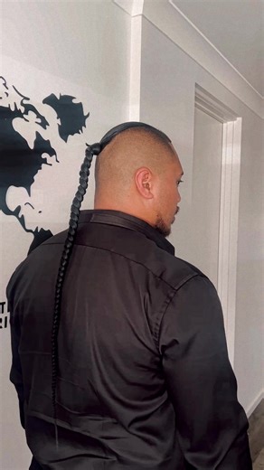 Tong Po hair style 💯 #barbershop #braidstyles #haircut #kickboxer | Thrifty