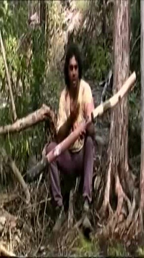 Indigenous bloke demonstrates didgeridoo technique #wind #instrument #aboriginal #australia #straya #musica #lesson #tutorials #sa #nsw #brisbane #tas #vic #melbourne #sydney #tutorial