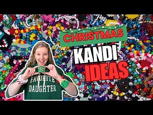 CHRISTMAS KANDI IDEAS🎄 | Easy Holiday Kandi Gifts, Kandi Cuffs, & Festive Kandi Designs