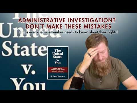 What is an 15-6 Investigation? 5 tips to know your rights!