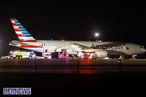Photos/Video: Plane Makes Emergency Landing - Bernews