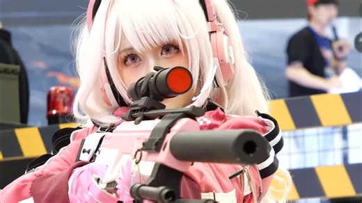 【胜利女神NIKKE】韩国炒鸡可爱coser 泰特拉 爱丽丝 妮姬Cosplay 拍摄素材