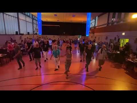 Tango -- Line Dance Demonstration with Maggie Gallagher in Germany