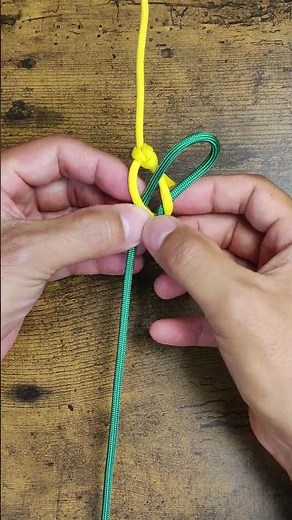紐を簡単に引き締める結び方【神戸ヒッチ】 #ロープワーク #結び方 #キャンプ