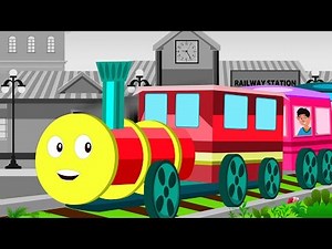 Chuk Chuk Karti Rail Chali Rhymes in Hindi | Bal Geet Hindi | Kids Tv India | Hindi Nursery Rhymes