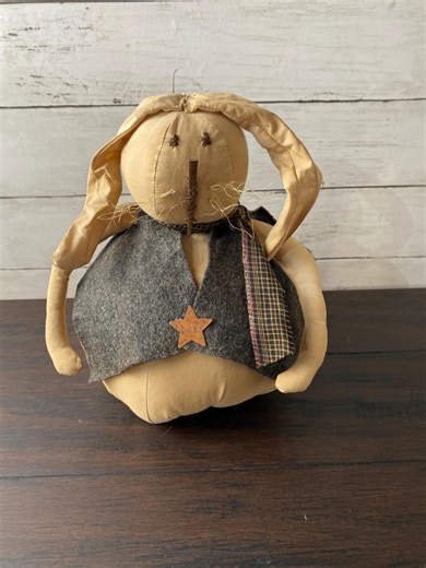 Primitive Easter Bunny Shelf Sitter Rustic Spring Decor Farmhouse Country Cottage Display - Etsy