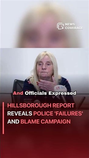 Hillsborough report reveals police 'failures' and blame campaign #worldnews #news