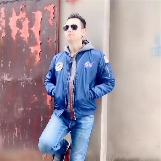 OEM Custom Hip Hop Nasa Bomber Jackets Men Flight Bomber Jacket