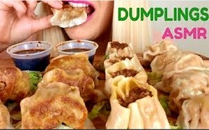 【Inga Eats】吃中国菜-煎饺/烧卖/水饺 无人声吃播_哔哩哔哩_bilibili