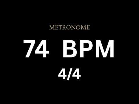 Metronome 74 BPM 4/4