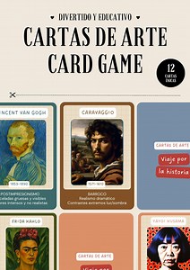 12 Great Artists Card Game - Educational and Creative Resource - Printable PDF - Etsy Canada