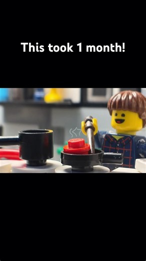I really hope you watch the full video, because it took so long to make 😅❤️ #lego #stopmotion