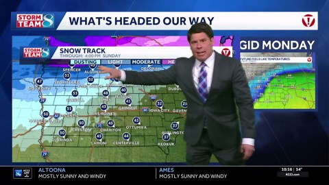 Iowa weather: 60 mph+ winds tonight and a winter storm possible this weekend