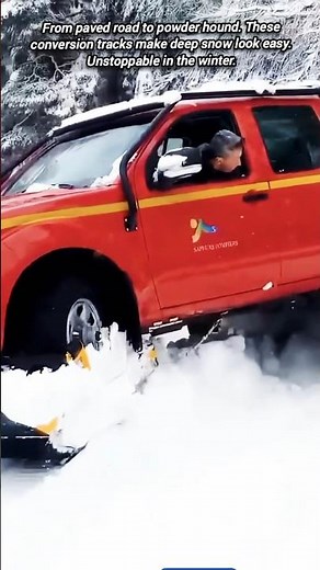 Watch This Truck Install Tracks For Extreme Winter Driving
