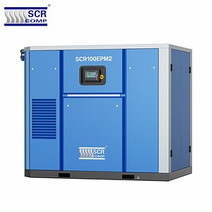 [Hot Item] (SCR90EPM) Permanent Magnet Screw Air Compressor Rotary Screw Air Compressor Energy Saving Compressor