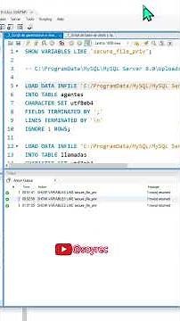 Importa tu archivo CSV a MySQL #sql #basededatos #mysql #databaseconcepts