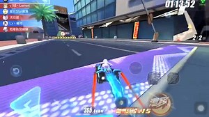 qq飞车:小钢炮后追能力这么强？这手速也太快了吧，离国服记录只差2秒！